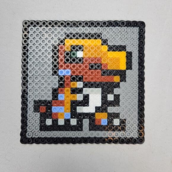 Agumon X 16Bit Digimon Digivice Perler Bead Pixel Art - Picture 2 of 2